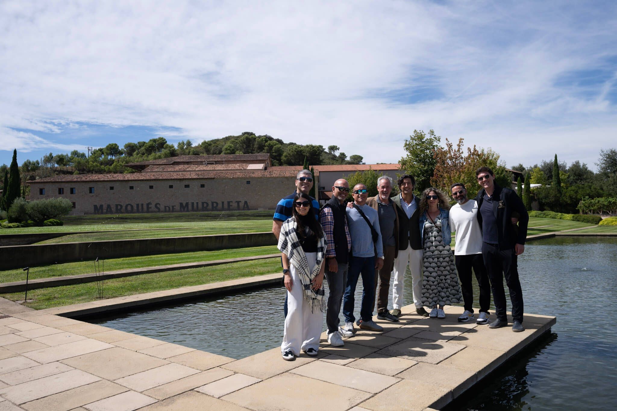 At the beautiful home of Marques de Murrieta in Rioja, in September 2025.